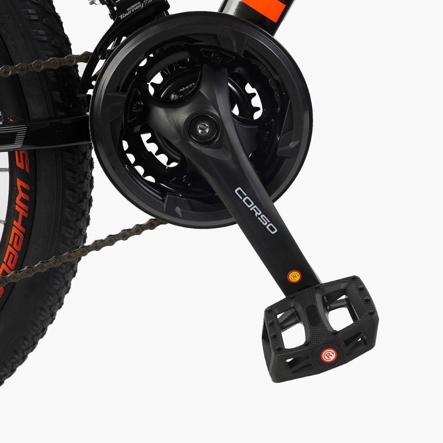 Велосипед горный Corso Next алюминиевый 26"/15" Черно-оранжевый (436226383) - фото 6 Велосипед горный Corso Next алюминиевый 26"/15" Черно-оранжевый (436226383) - фото 6