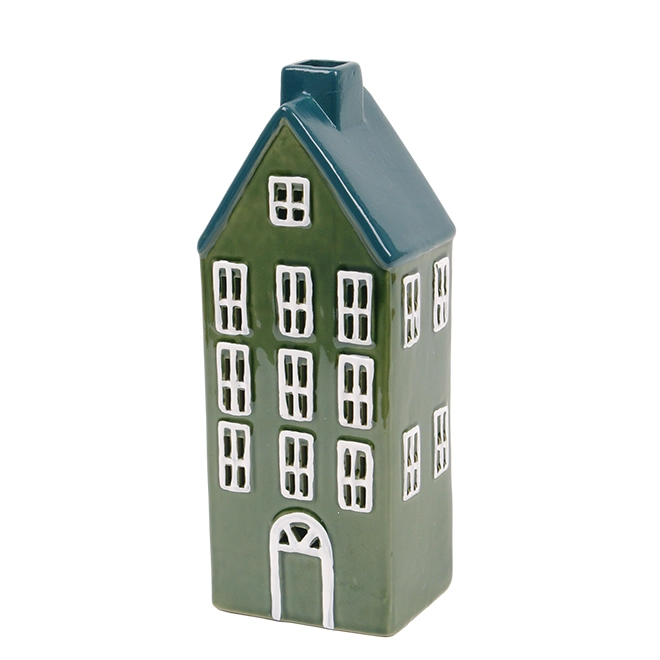 Домик керамический с подсветкой 26,5 см (LE153-232190-1)