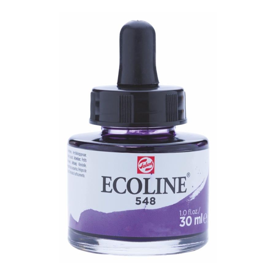 Краска акварельная жидкый Rosa Ecoline 30 мл 3 шт. 548 Сине-фиолетовый (8712079407216 11255481)