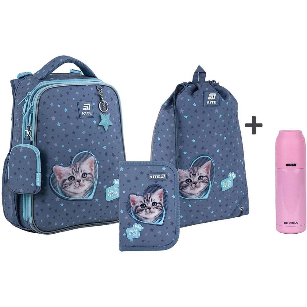 Шкільний набір KITE Education Studio Pets рюкзак/пенал/сумка для взуття (SET_(SP25-531M) - фото 3 Шкільний набір KITE Education Studio Pets рюкзак/пенал/сумка для взуття (SET_(SP25-531M) - фото 3