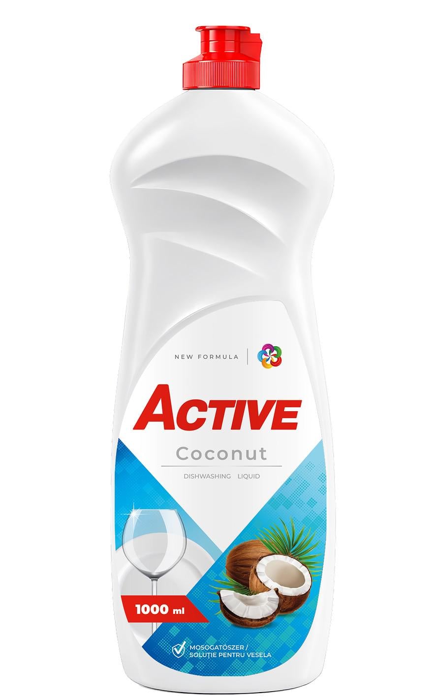 Гель для мытья посуды Active Кокос 1 л (hx-47156)