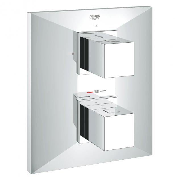 Внешняя часть смесителя Grohe Allure Brilliant с термостатом (19791000)