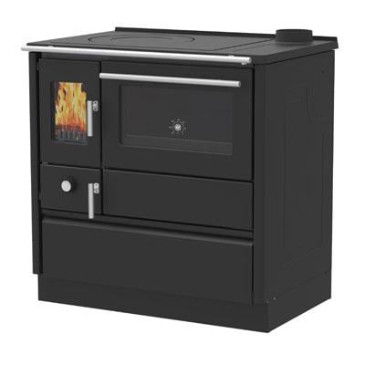 Печь с варочной поверхностью и духовкой Alfa-Plam Alfa 85 G 8 кВт Черный