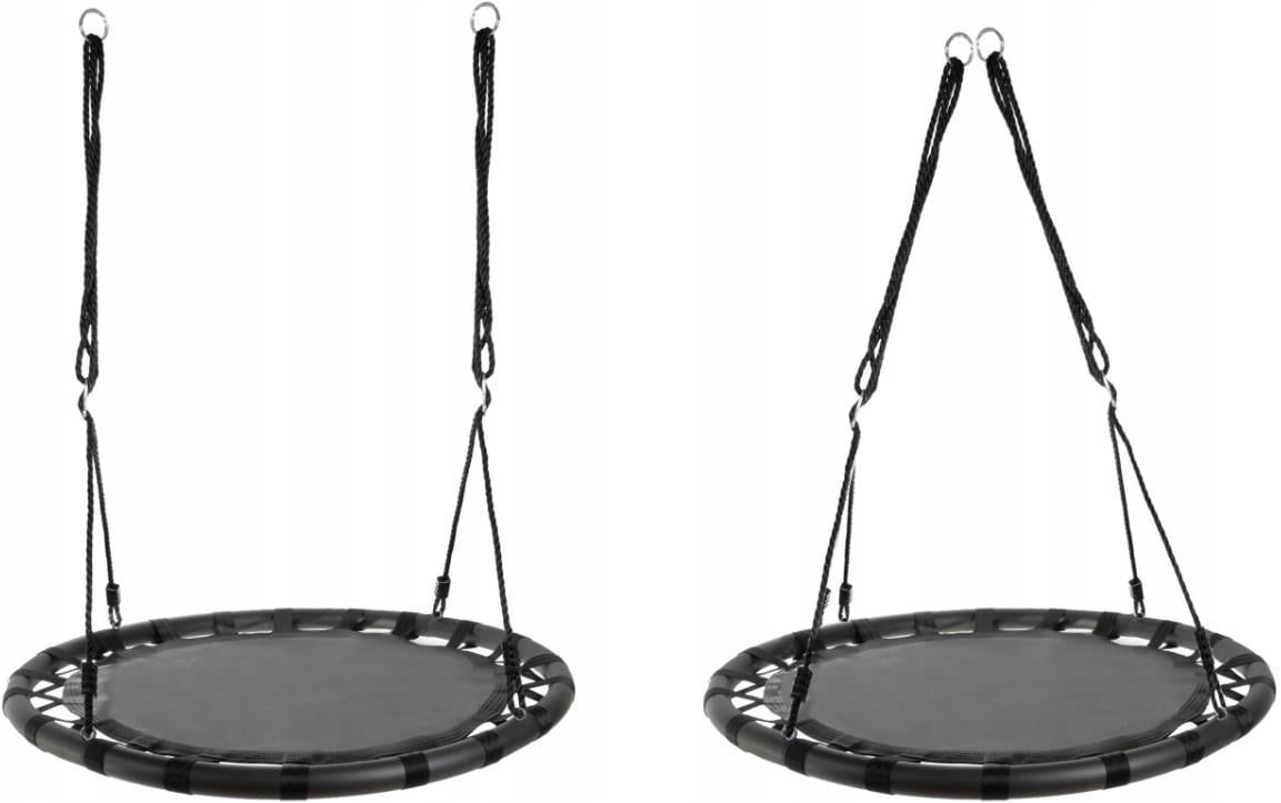 Качеля гнездо Malatec 100x180 см Black (23830037) - фото 4 Качеля гнездо Malatec 100x180 см Black (23830037) - фото 4