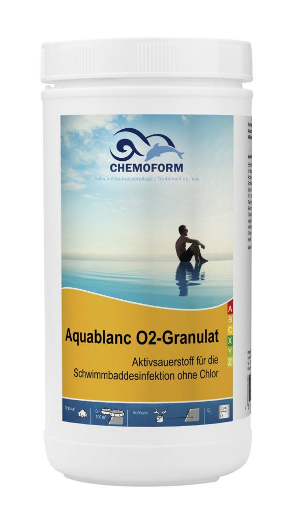 Химический препарат для бассейнов Aquablanc O2 Sauerstoffgranulat на основе активного кислорода 1 кг (31436310)