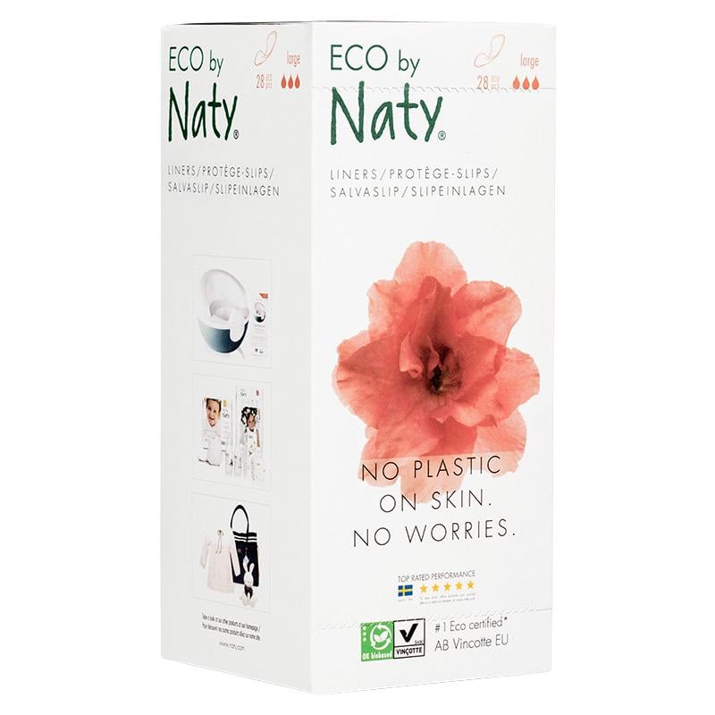 Прокладки гигиенические Eco by Naty Extra большие 3 капли 28 шт. (244695)