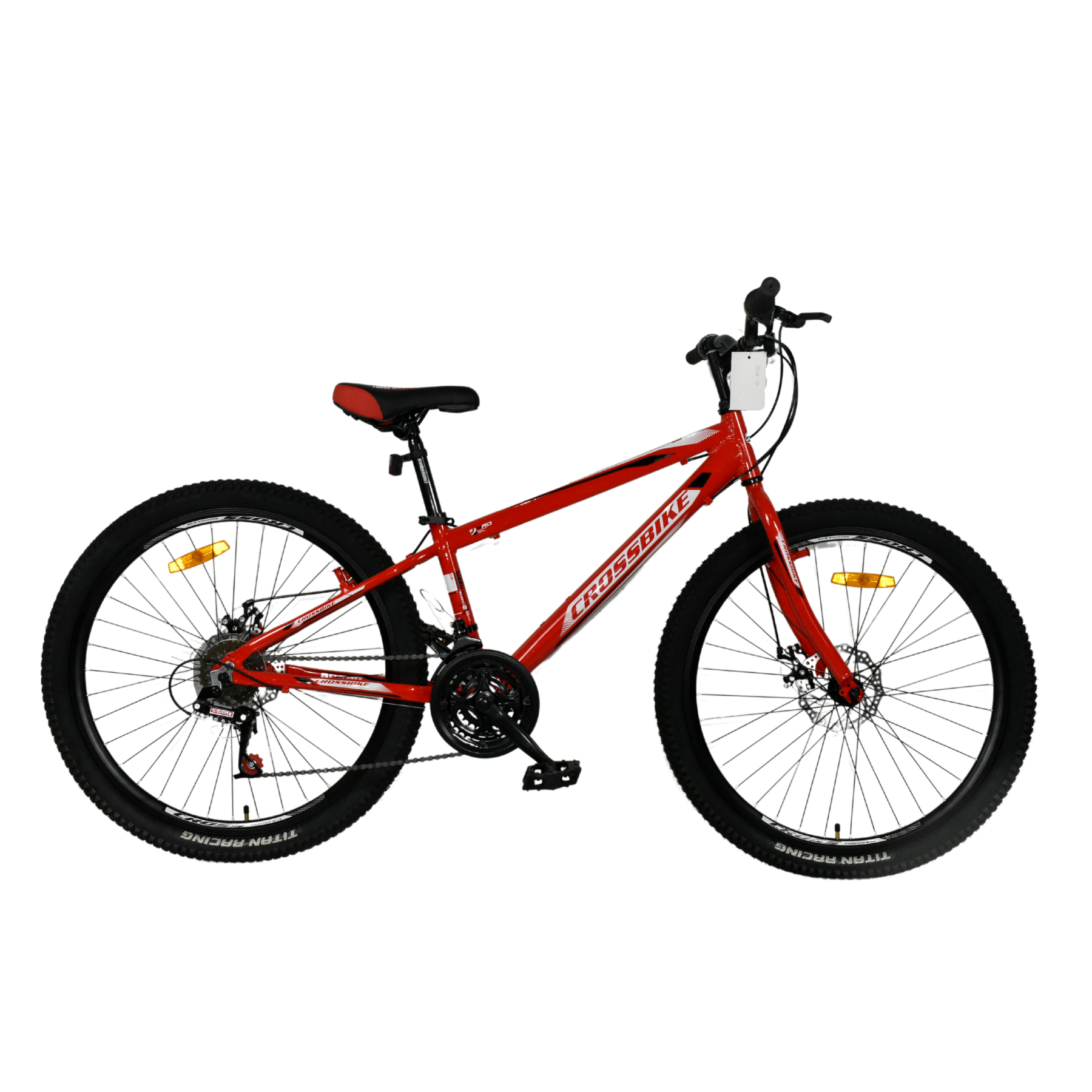 Велосипед CrossBike Spark D-Al 2022 26" 13" Red - фото 2