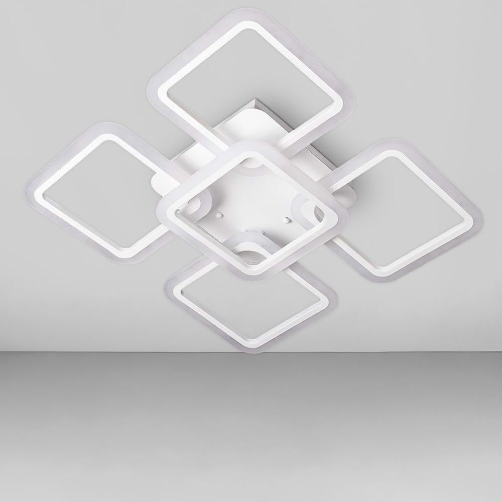 Люстра стельова Led Light House SL-18185/4/1 WT 150W Dimmer 3000-6000К 110х580х580 мм Білий