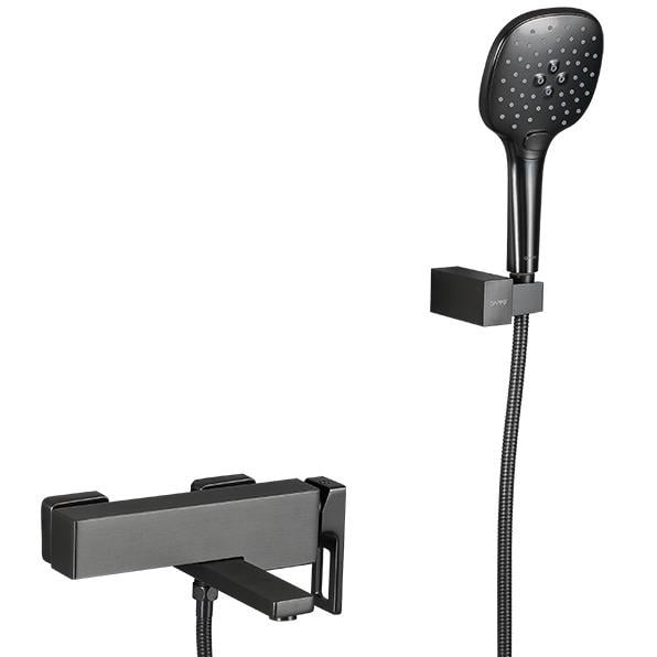 Смеситель для ванны Gappo G3217-9 однорычажный Графитовый (164448)
