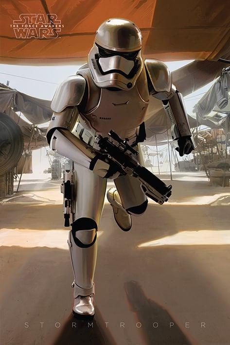Постер плакат Звездные Войны Эпизод VII/Star Wars Episode VII Stormtrooper 61x91,5 см