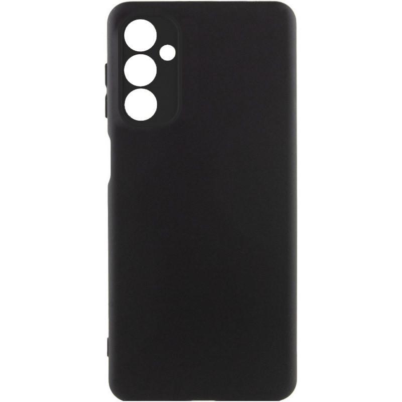 Противоударный чехол Silicone Cover Lakshmi Full Camera (AA) для Samsung Galaxy A24 4G черный  / Black