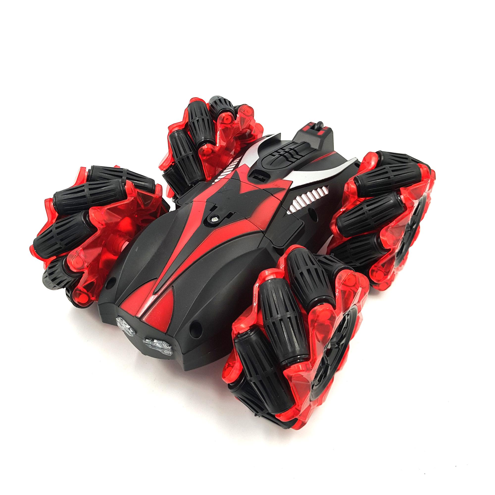 Машинка перевертыш Stunt Elf трюковая с пультом управления/парогенератором/подсветкой 3,7 V 18 см Красный (117062k) - фото 3 Машинка перевертыш Stunt Elf трюковая с пультом управления/парогенератором/подсветкой 3,7 V 18 см Красный (117062k) - фото 3