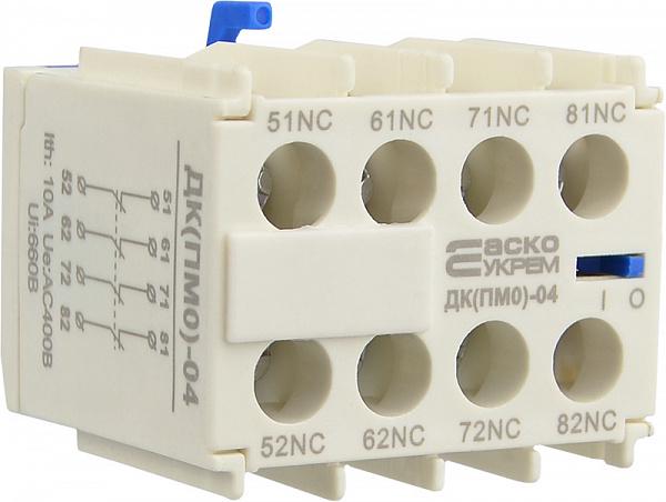 Контакт дополнительный Аско-Укрем ПМ-0 ДК ПМ0-04 LA1-KN04 4NC (A0040050058)