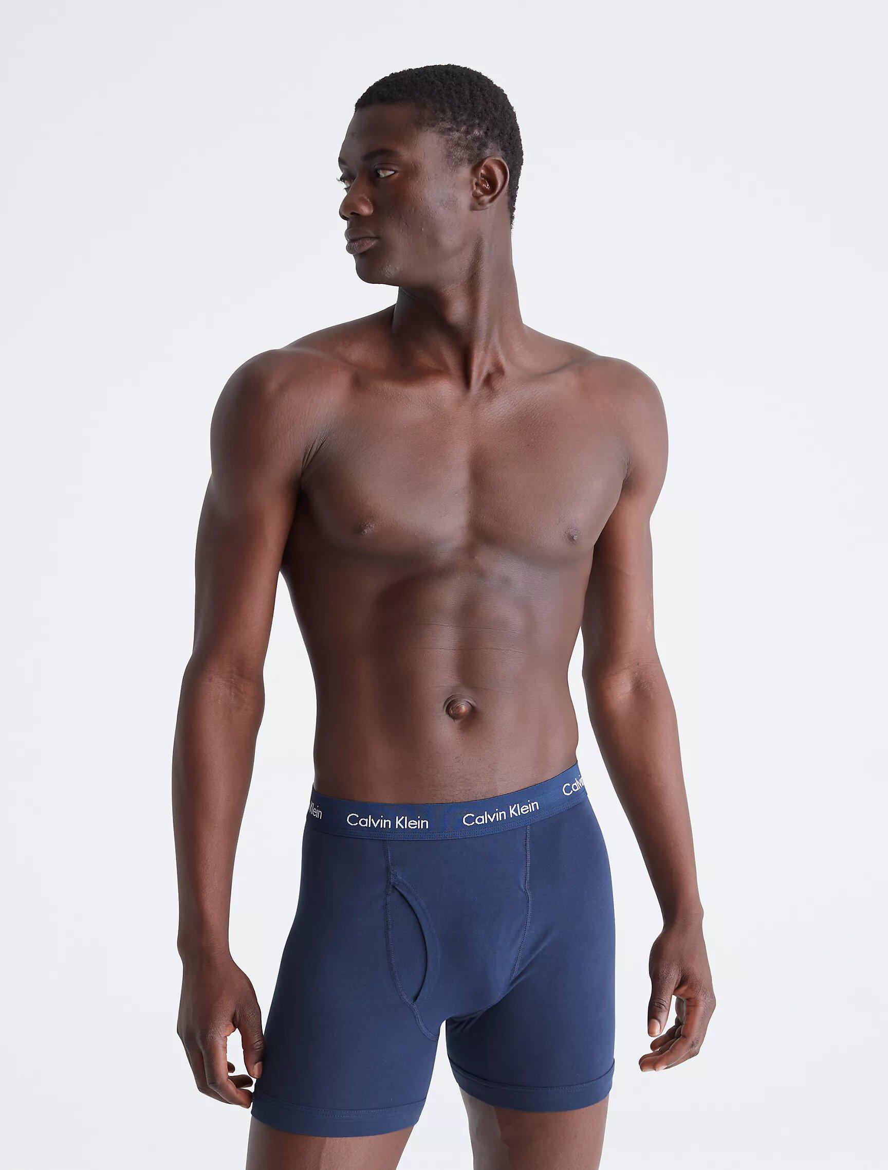 Набор трусов боксеры Calvin Klein L 5 шт. Разноцветный (CK-113) - фото 2 Набор трусов боксеры Calvin Klein L 5 шт. Разноцветный (CK-113) - фото 2