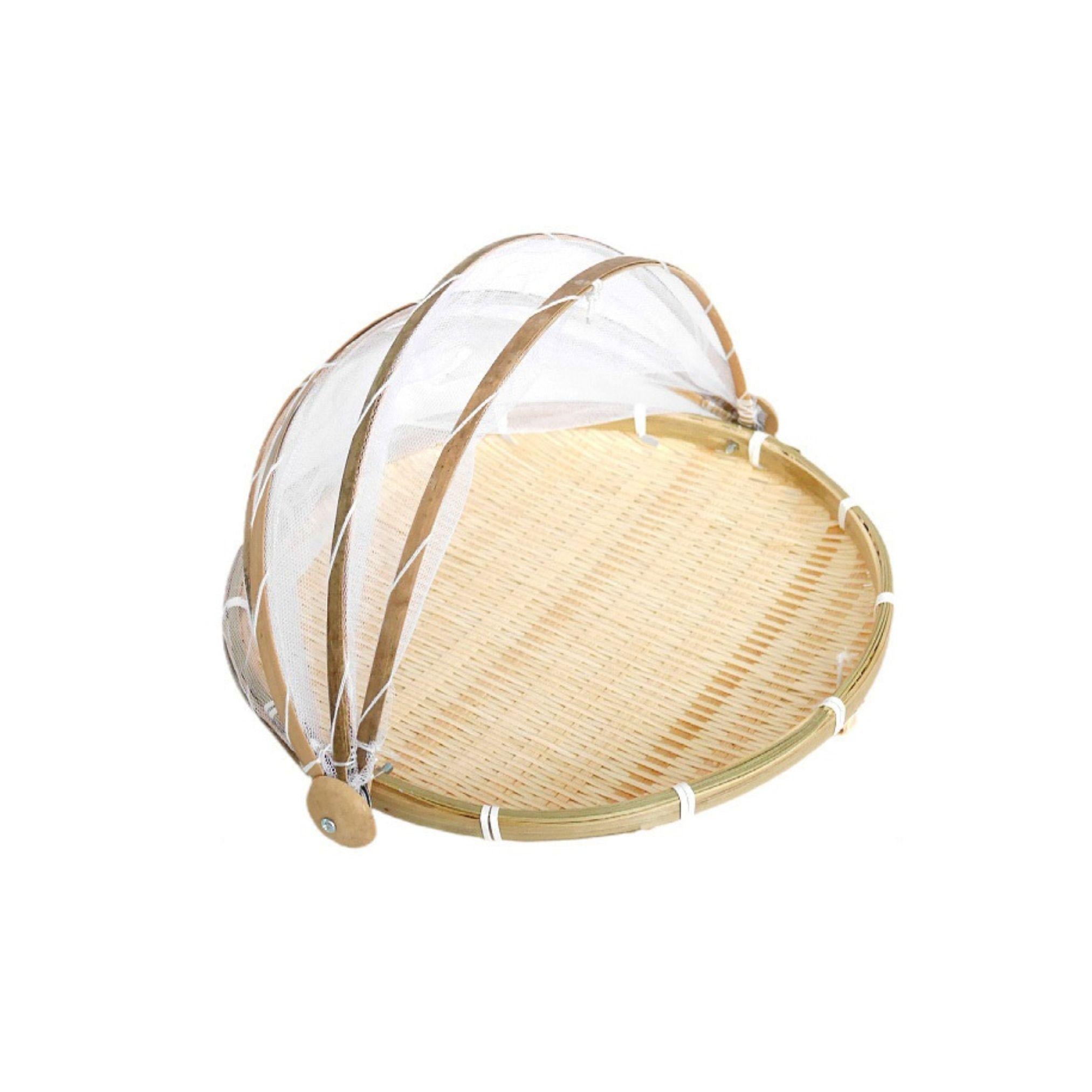 Защитная крышка сетка для еды на стол от комаров и мух