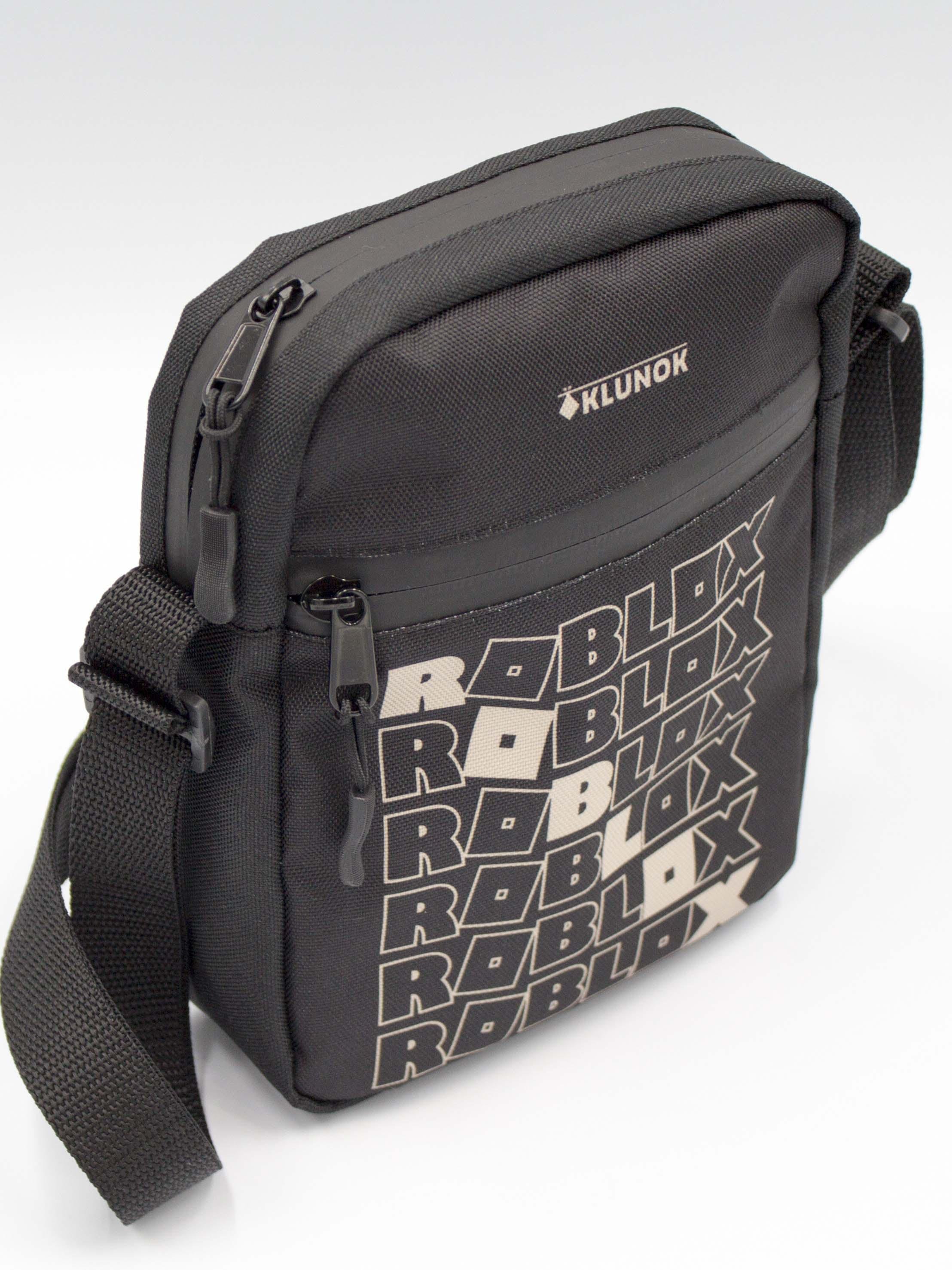 Сумка через плече месенджер для хлопців з лого Роблокс Чорний (К-20) - фото 5 Сумка через плече месенджер для хлопців з лого Роблокс Чорний (К-20) - фото 5