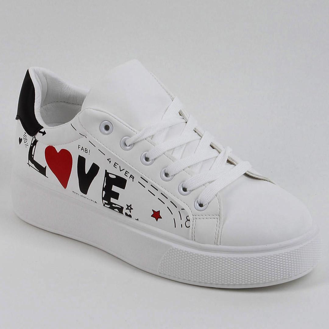 Кеды женские 39060 р. 41 25,5 см Белый