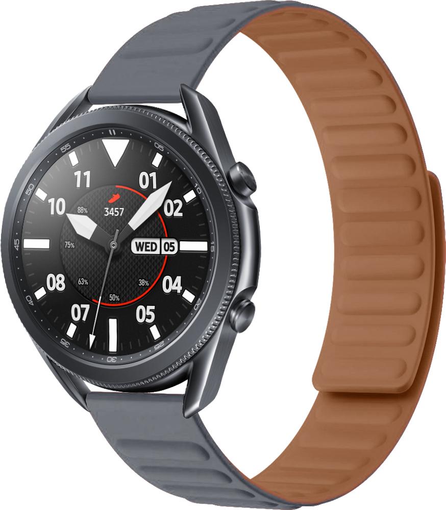 Ремешок Magneter для Galaxy Watch 3 45 мм Grey (26635-33)