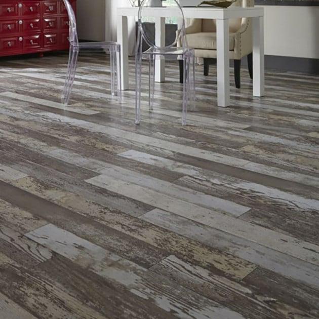 Ламинат самоклеющийся Sticker Wall 152,4x914,4x1,5 мм Серо-коричневый СВП-006 (00229)