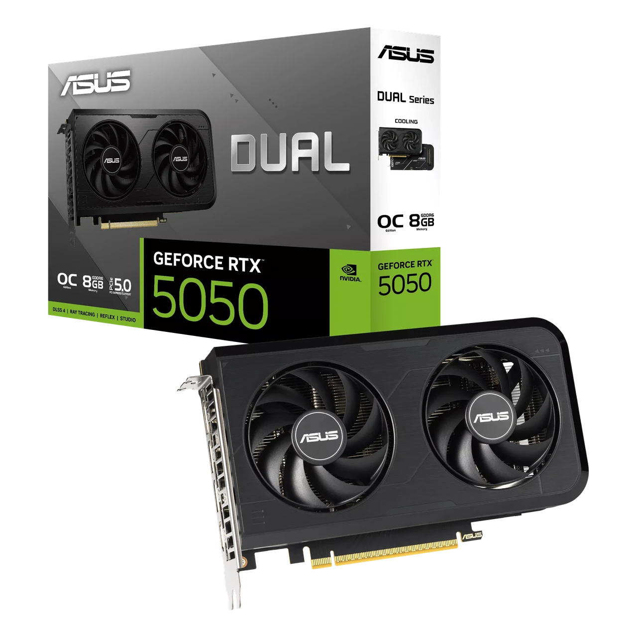 Видеокарта Asus Dual OC RTX 5050 GDDR6 8 Гб (DUAL-RTX5050-O8G)