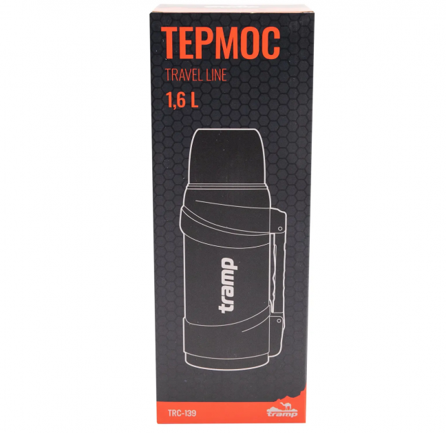 Термос Tramp Travel Line 1,6 л Черный - фото 7