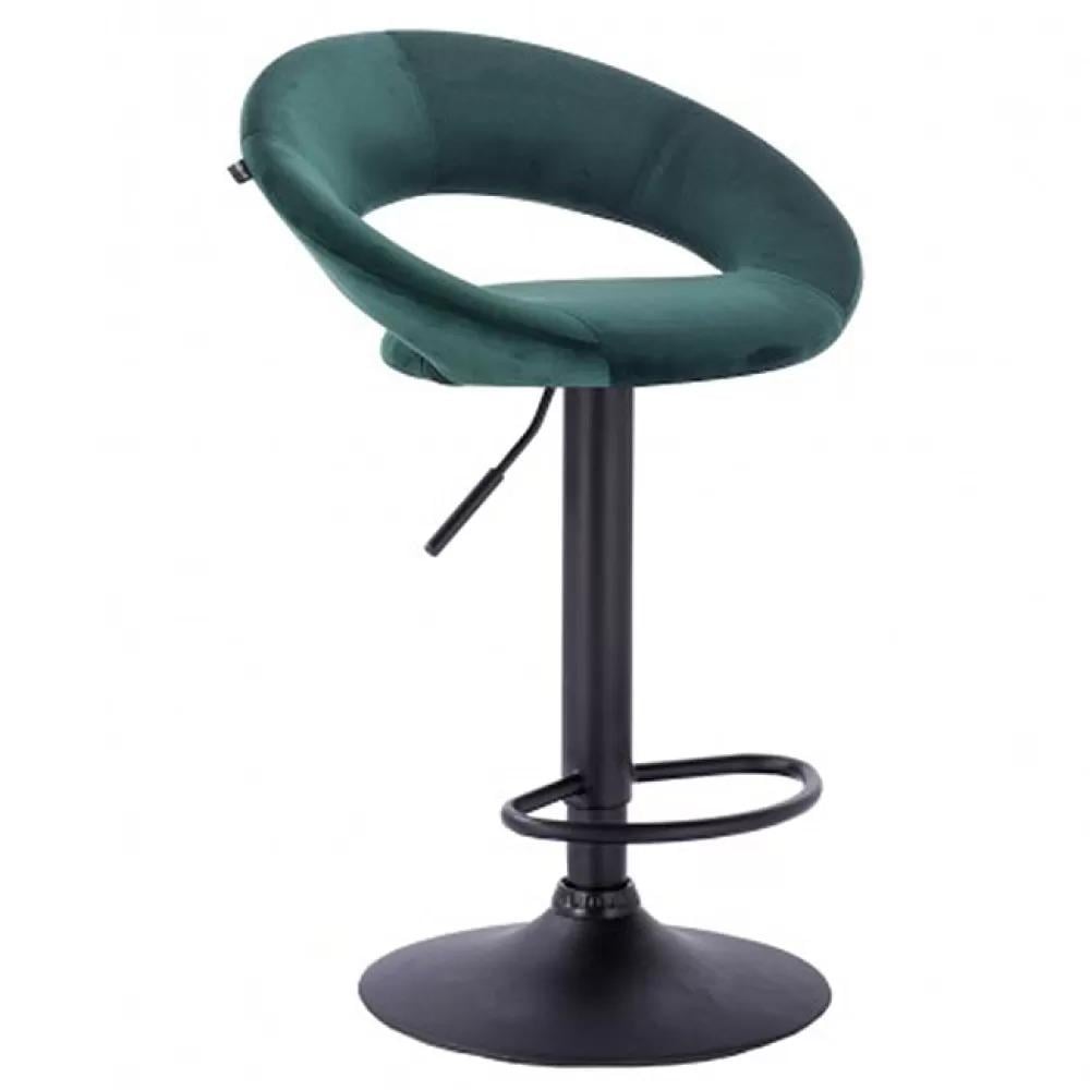 Стул барный Hy 300 Чб велюр Зеленый (123644) Стул барный Hy 300 Чб велюр Зеленый (123644)