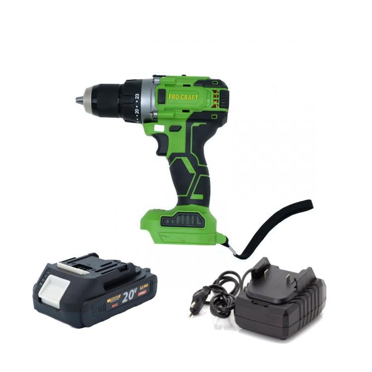 Шуруповерт ударний Procraft PA-21Li з 1 акумулятором 20/2 та зарядним пристрієм