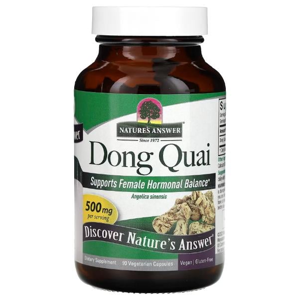 Копмлекс для профилактики репродуктивной функии у женщин Nature's Answer Dong Quai 500 мг 90 вег. капс. (000022172)