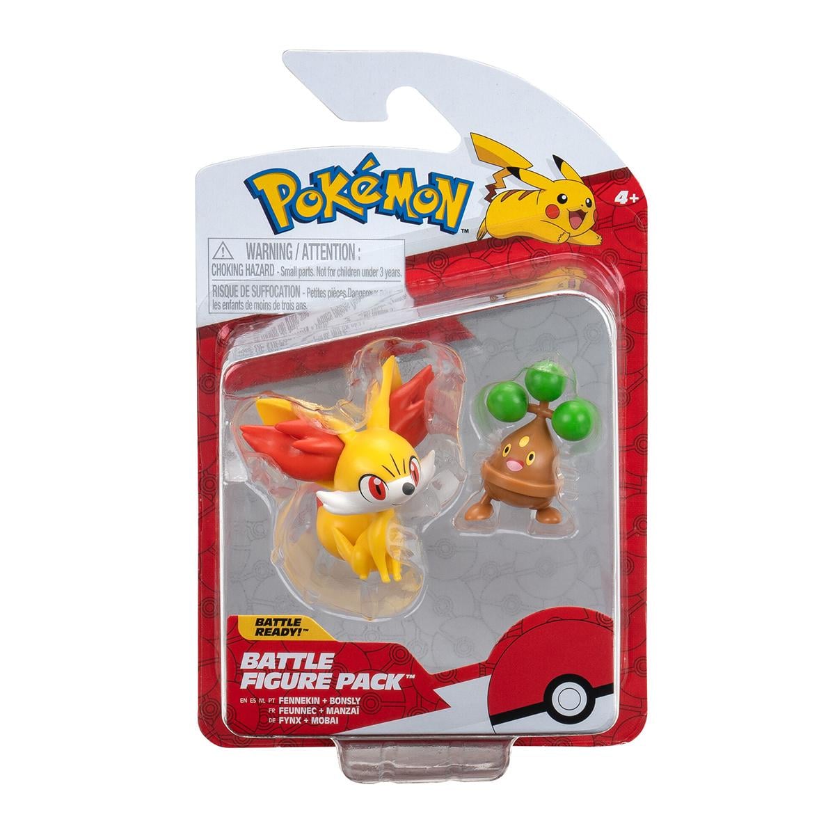 Набір дитячих ігрових фігурок Pokemon Фенекін і Бонслай 2 шт. (PKW3012)