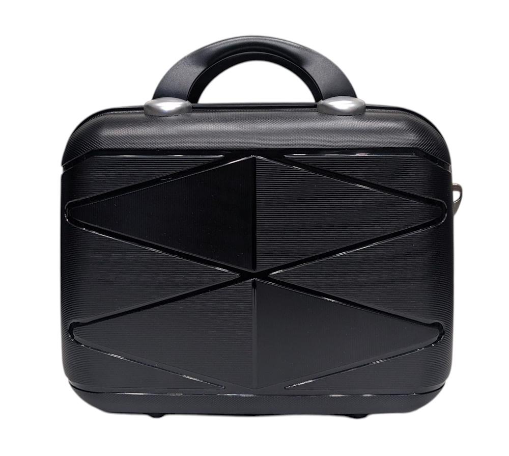 Бьюти-кейс ручная кладь Madisson Snowball 51304 полипропилен XS Черный - фото 2