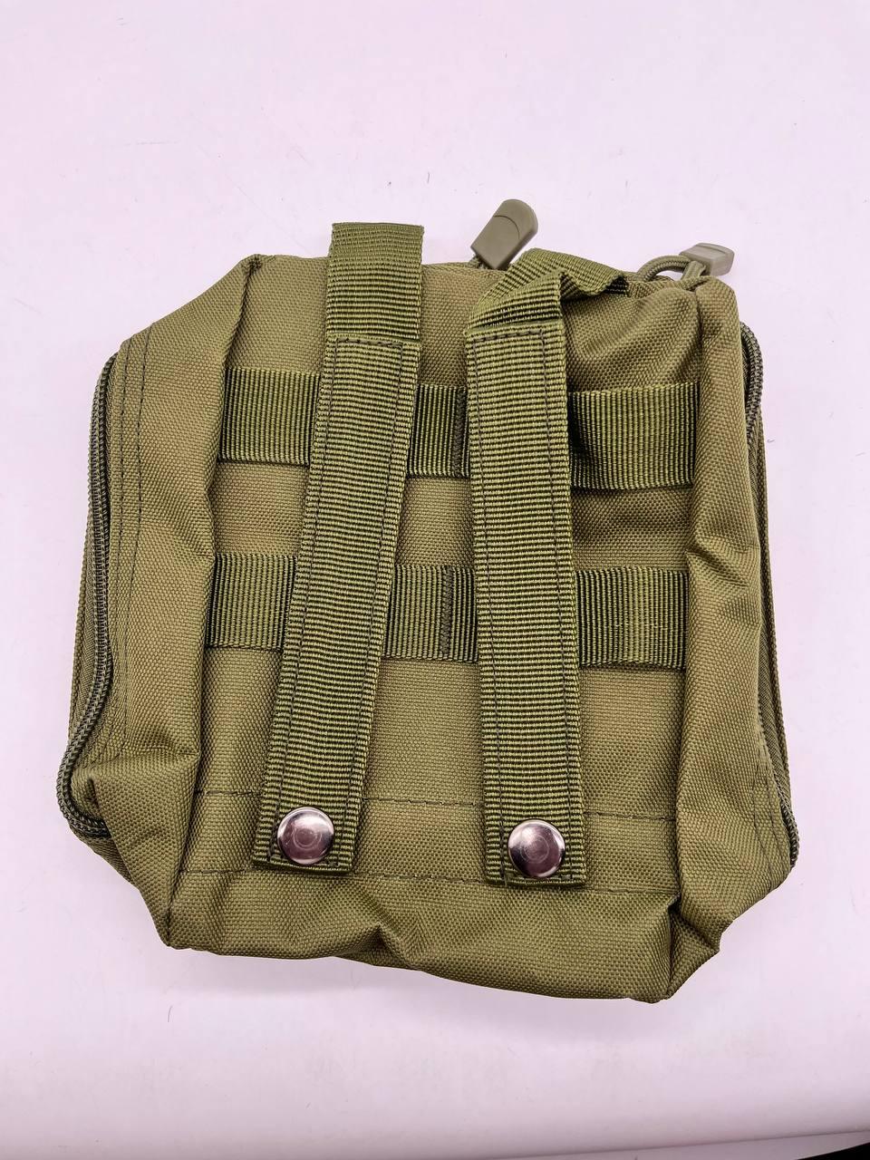 Подсумок аптечка MOLLE Оливковый/Зеленый (1666685229) - фото 4 Подсумок аптечка MOLLE Оливковый/Зеленый (1666685229) - фото 4