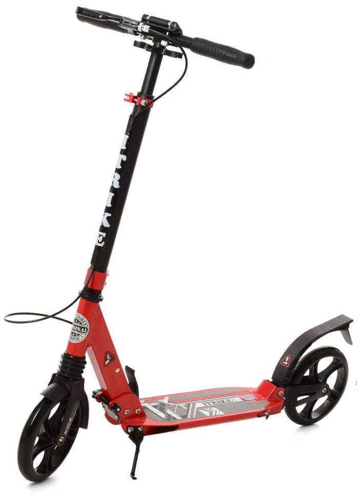 Самокат городской iTrike двухколесный с полиуретановыми колесами Красный (DS-171-S-364)