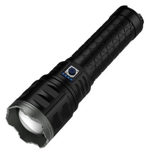 Фонарь ручной модели Police AK138-1 LASER LED PM60-TG USB-зарядка 8х18650 White