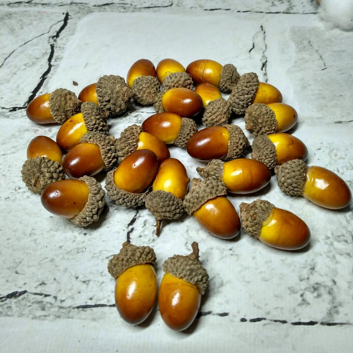 Желуди декоративные 2,5 см 25 шт. (5-31443)