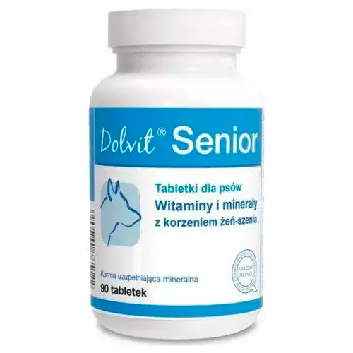 Таблетки Dolfos Dolvit Senior Plus для зрелых стареющих собак 90 табл