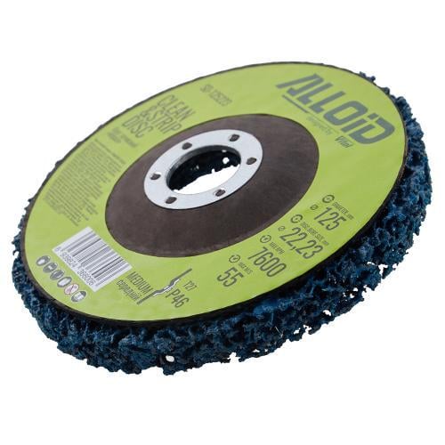 Круг зачистный Alloid Коралл средней жесткости 125x22,2 мм Синий (00000061436)