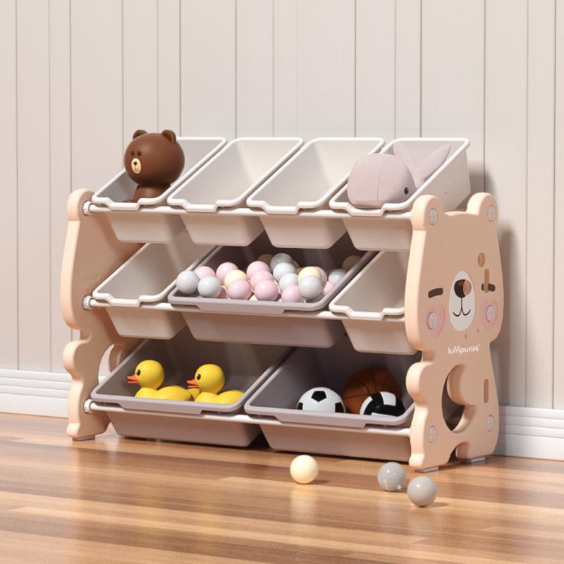 Органайзер для игрушек и вещей Lumpurini Flavio L 9 контейнеров 3 яруса Бежевый (18b151e8) - фото 2 Органайзер для игрушек и вещей Lumpurini Flavio L 9 контейнеров 3 яруса Бежевый (18b151e8) - фото 2