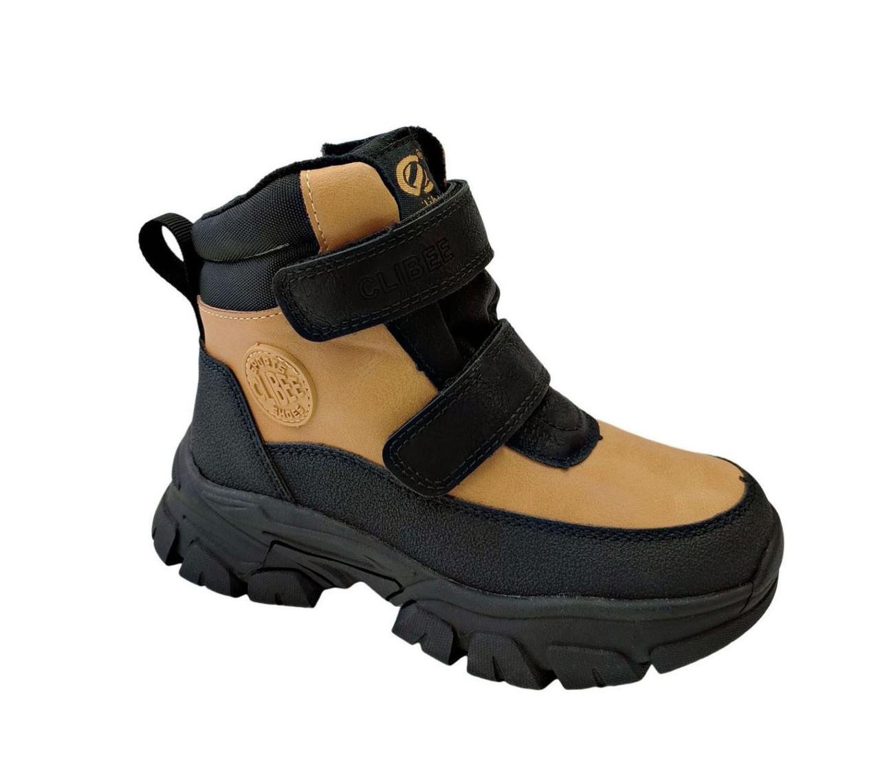 Ботинки зимние для мальчиков Clibee HB39939/26 р. 26 Коричневый