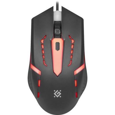 Компьютерная мышка Defender Flash MB-600L7 Color RGB 4 кнопки 1200 dpi Black (36260778)