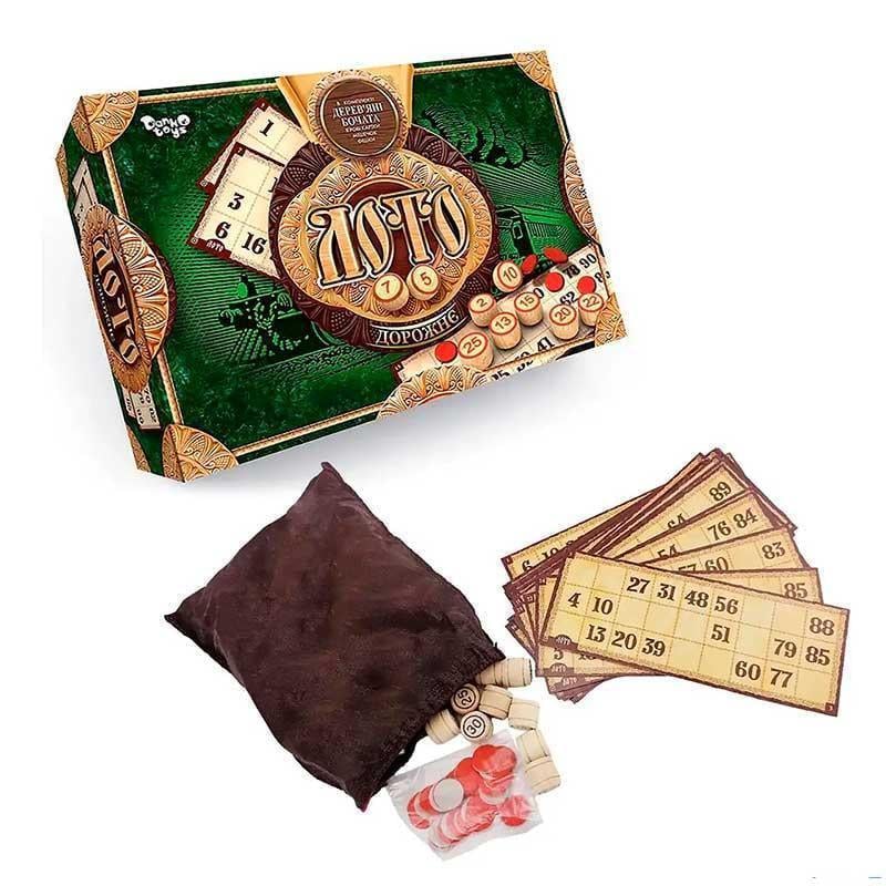 Игра настольная Danko Toys Лото дорожное DTG51U (31155529) Игра настольная Danko Toys Лото дорожное DTG51U (31155529)