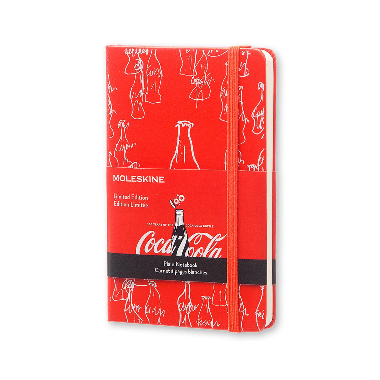 Блокнот Moleskine Limited Coca-Cola карманный 192 страницы нелинованный 9х14 см Красный