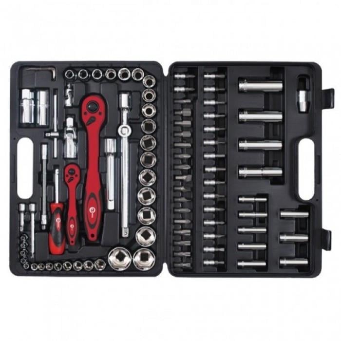 Професійний набір інструментів Intertool 1/4" 1/2" 94 пр. (1418767404)