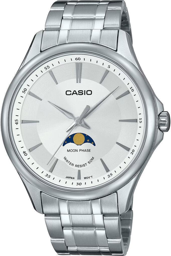 Наручные часы мужские Casio MTP-M100D-7A Timeless Collection со стальным корпусом Белый (2897357990)