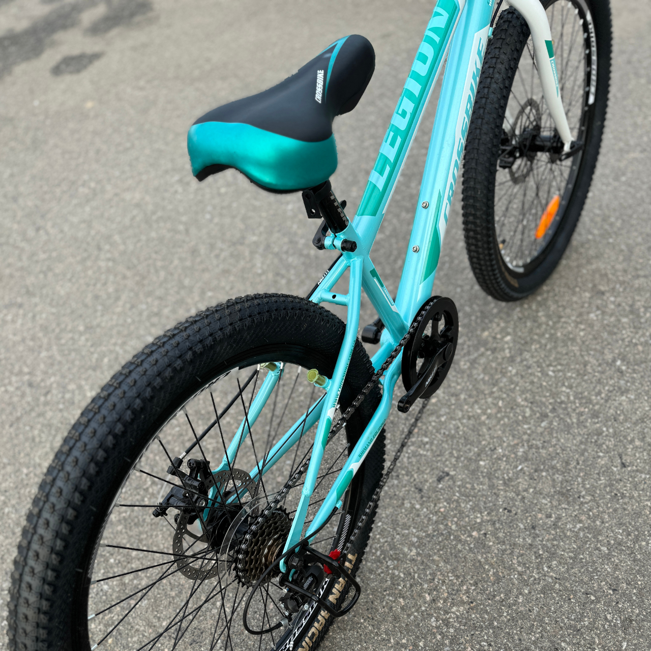 Велосипед CrossBike Legion 2024 24" 11" Light Blue - фото 3