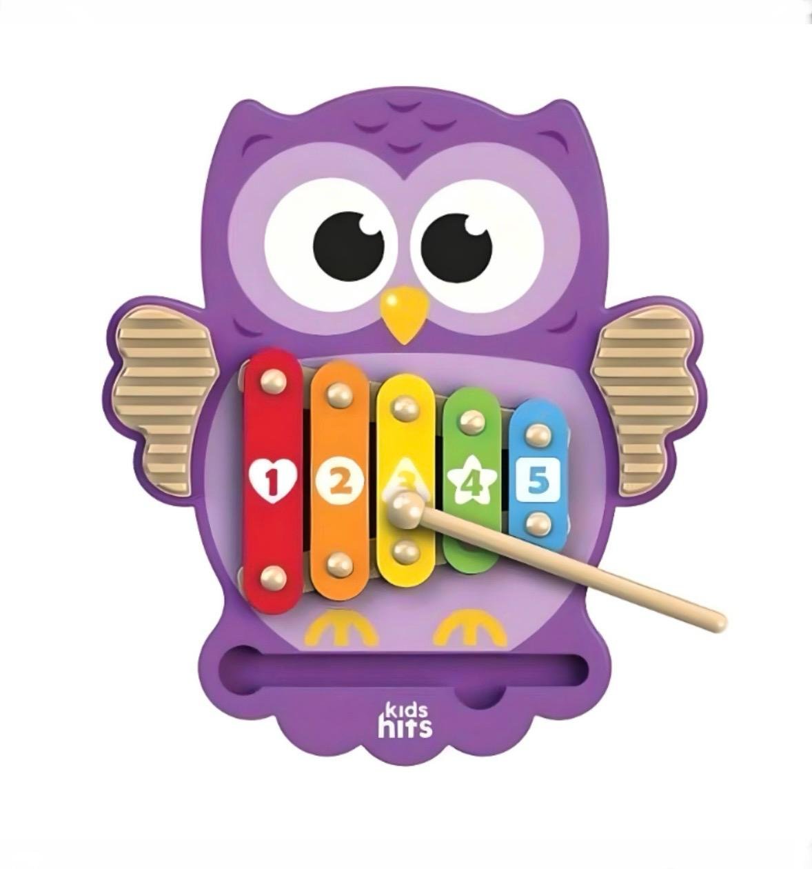 Дерев'яна іграшка Wooden Owl Xylophone (DN- KH20/019)