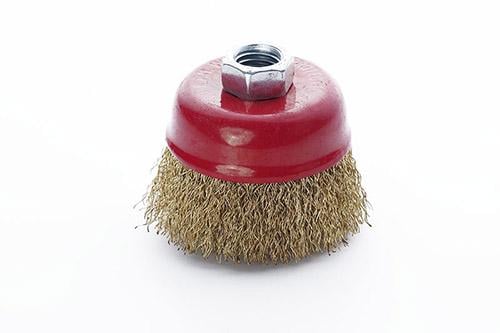 Щітка-чаша Apro латунний дріт 65 мм для УШМ (830424)