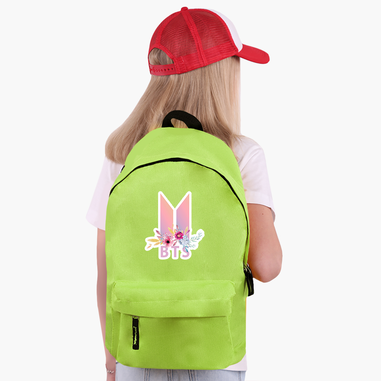 Рюкзак детский BTS Салатовый (9263-1081-KG) - фото 2 Рюкзак детский BTS Салатовый (9263-1081-KG) - фото 2
