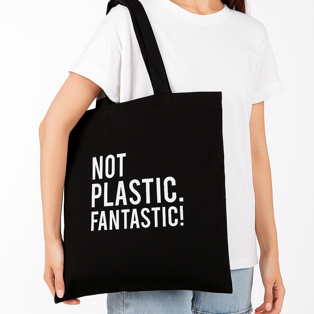 ЭКО-сумка Presentville Market Not plastik, fantastik (KOTM 19I022)