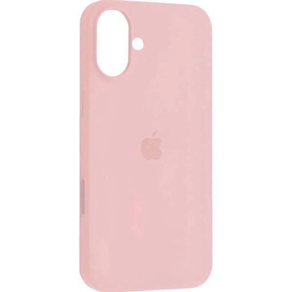 Чехол для iPhone 17 силиконовый Soft-touch Silicone Case Full Size (AA) Chalk Pink