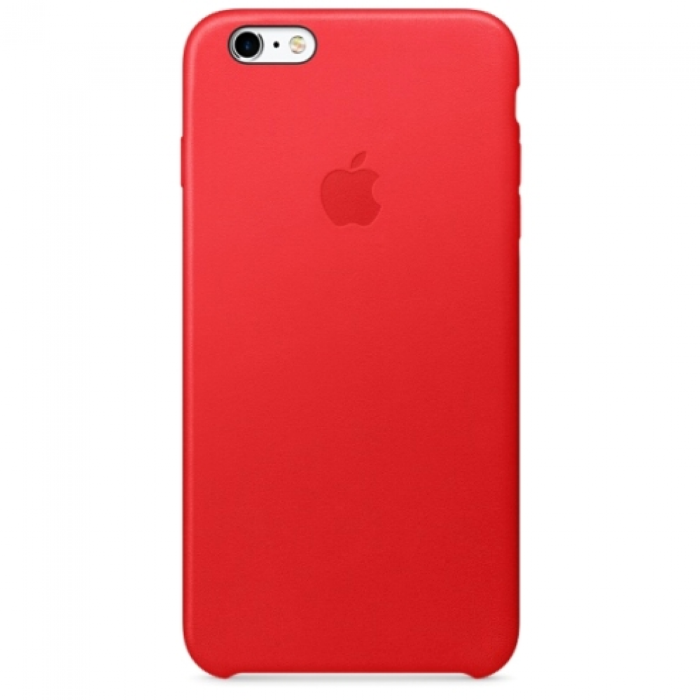 Чехол-накладка Apple Leather Case for iPhone 6 Plus, 6S Plus, PRODUCT Red (MGQY2) Оригинал